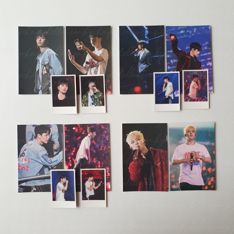 iKON -  CONTINUE ENCORE TOUR Postcard Polaroid Yunhyeong Chanwoo Junhoe Donghyuk