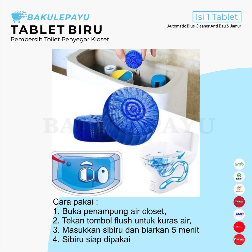 TABLET BIRU PEMBERSIH WC PENYEGAR PEWANGI TOILET WC KLOSET