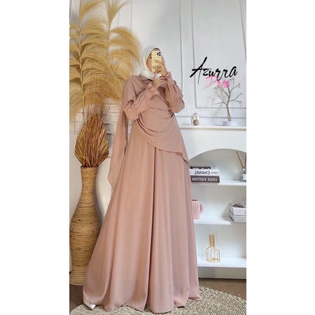 Azurra Dress only | bahan ceruty baby doll