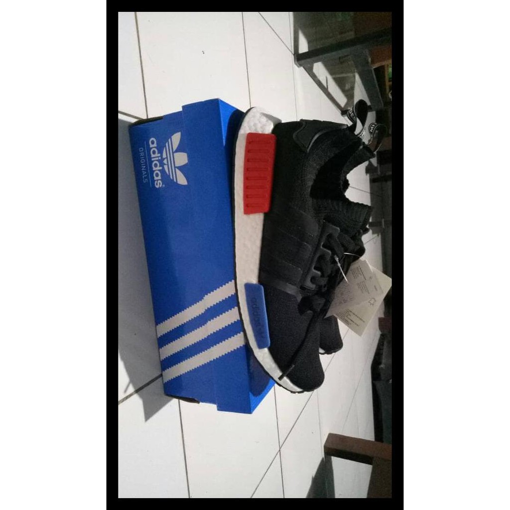 Cuci Gudang Adidas Nmd Og R1 Runner Coreblack Blue-Red 100% Ua Original Quality Termurah