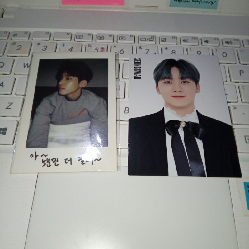 SET PHOTOCARD WONWOO 1ST GEN DAN SEUNGKWAN HAPPY ENDING