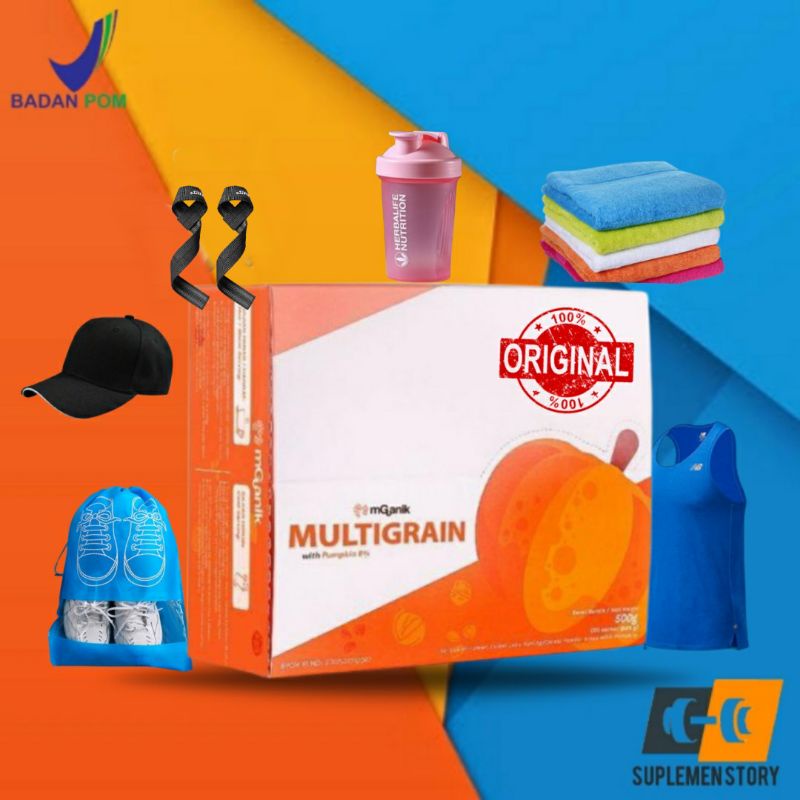 

MGANIK MULTIGRAIN 500 GRAM 20 SASET MINUMAN SEREAL MULTIGRAIN UNTUK JAGA GULA DARAH