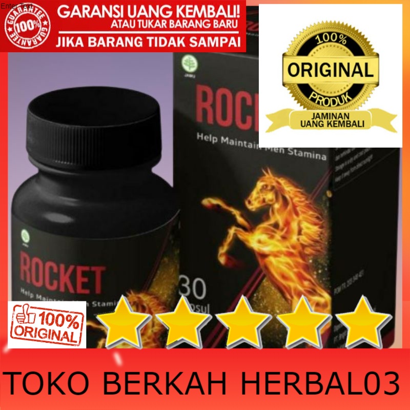 100% ASLI ROCKET OBAT KUAT PRIA 100% ORIGINAL AMPUH PENAMBAH STAMINA