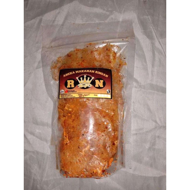 

keripik kaca 90 gram pedas stand pouch