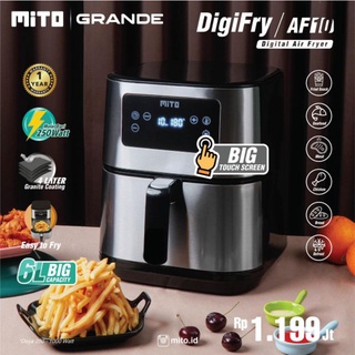 AIR FRYER MITO AF10 6 LITER  LOW WATT ORI