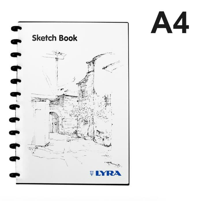 

LYRA Sketchbook A4 / Binder Lyra / Buku Sketsa Isi 30 Lembar