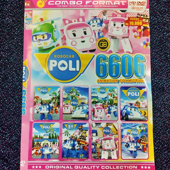 SALE Kaset Dvd Anak Anak Terpopules Robocar Poli 6606 -dvd Anak Terlaris TERLARIS