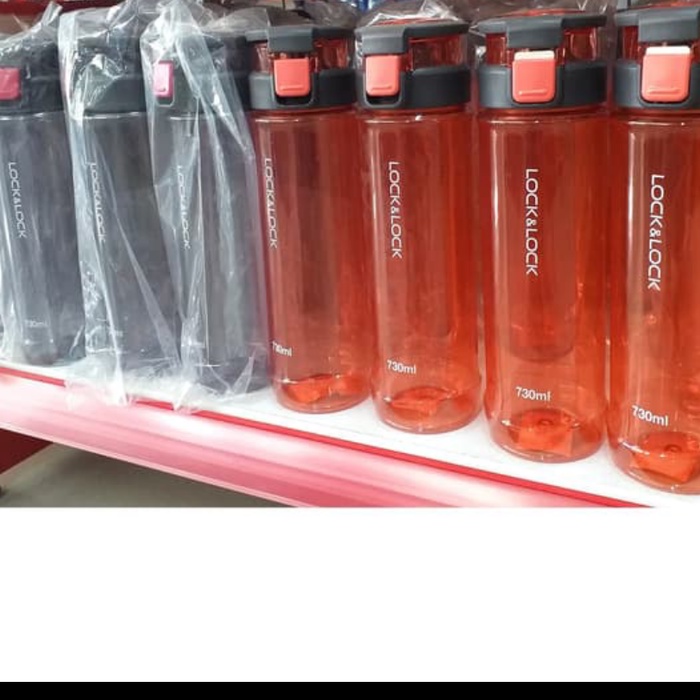TERBARU Lock n Lock Infused Water Bottle Botol Minum 730ml HLC955 Original - Hitam
