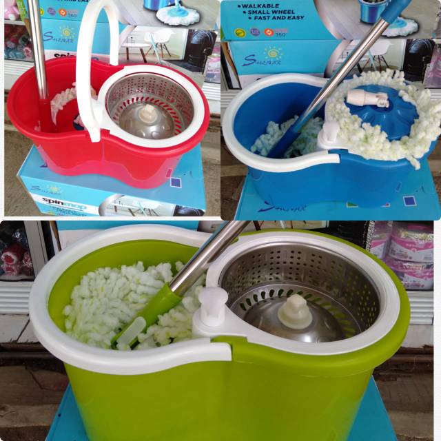 Alat Pel Lantai  SPIN MOP SUPER / PELAN PRAKTIS / PEL LANTAI, SHENAR