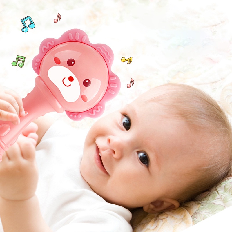 Mainan Kerincingan Bayi/Teether rattle stick/Mainan gigitan bayi BPA FREE/Mainan bayi L189