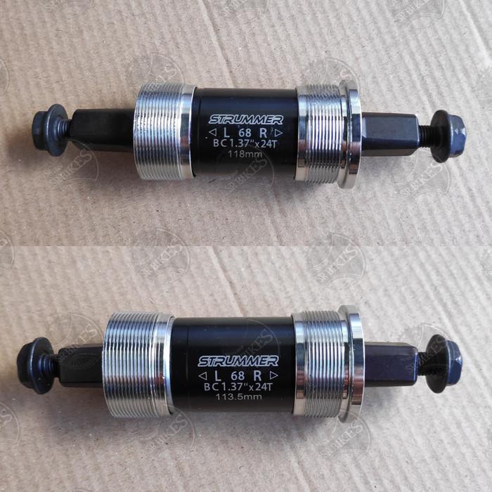 BB BOTTOM BRACKET AXLE CATRIDGE SEPEDA. STRUMMER - 113.5 MM 