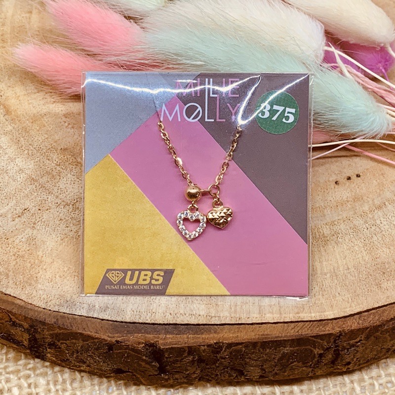 Cincin Emas Asli model serut kadar 375, 0.850gram