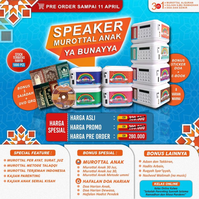 Speaker Murottal Ya Bunayya