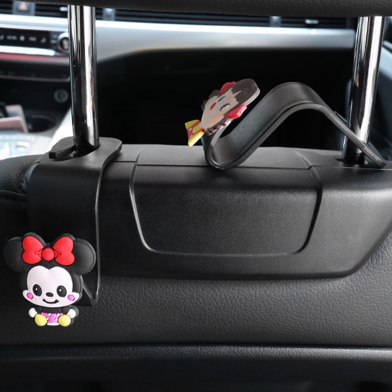 Kait Gantungan Taskantong Belanjaan Multifungsi Model Kartun Untuk Belakang Jok Mobil