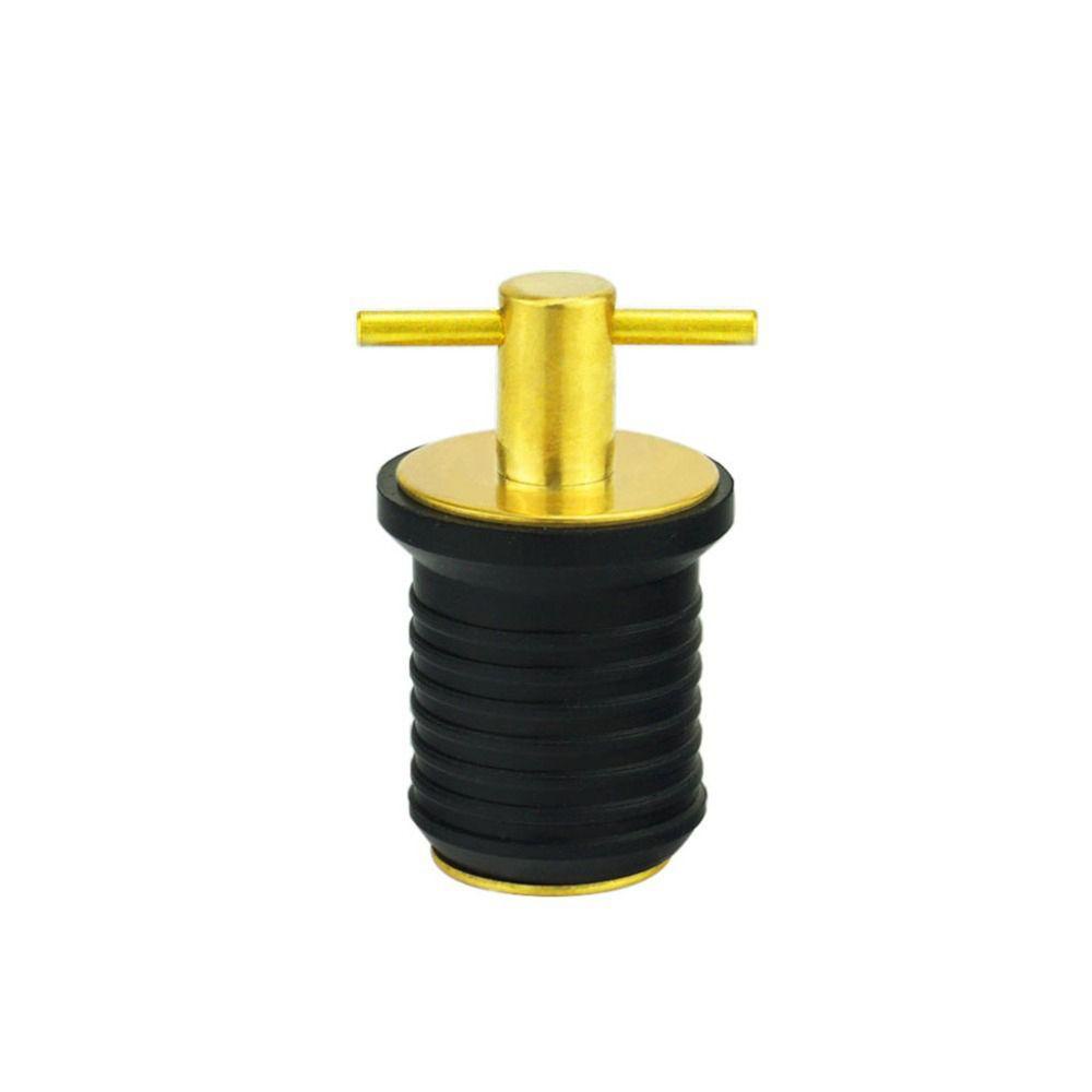 Preva Marine Drain Plug Stopper Olahraga Outdoor 25/32MM Lambung Lambung Drain Plug Twist-in Socket Bung Lubang Sampan T-Handle