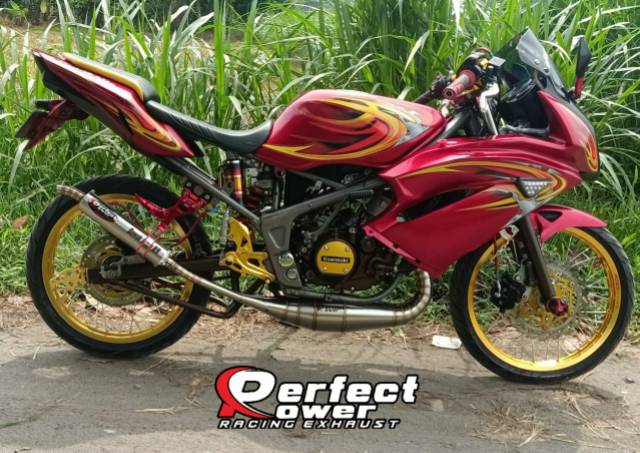 Knalpot Ninja R RR SS full stainles super garing kemrincing Gratis Laser Nama sesuai request-2