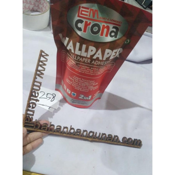 lem wallpaper crona 150 gram tempelan dinding tembok walpaper
