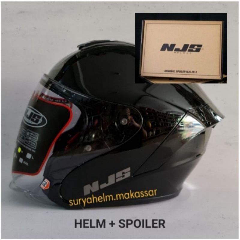NJS KAIROZ + SPOILER NJS ORIGINAL-BLACK+SPOILER 3D