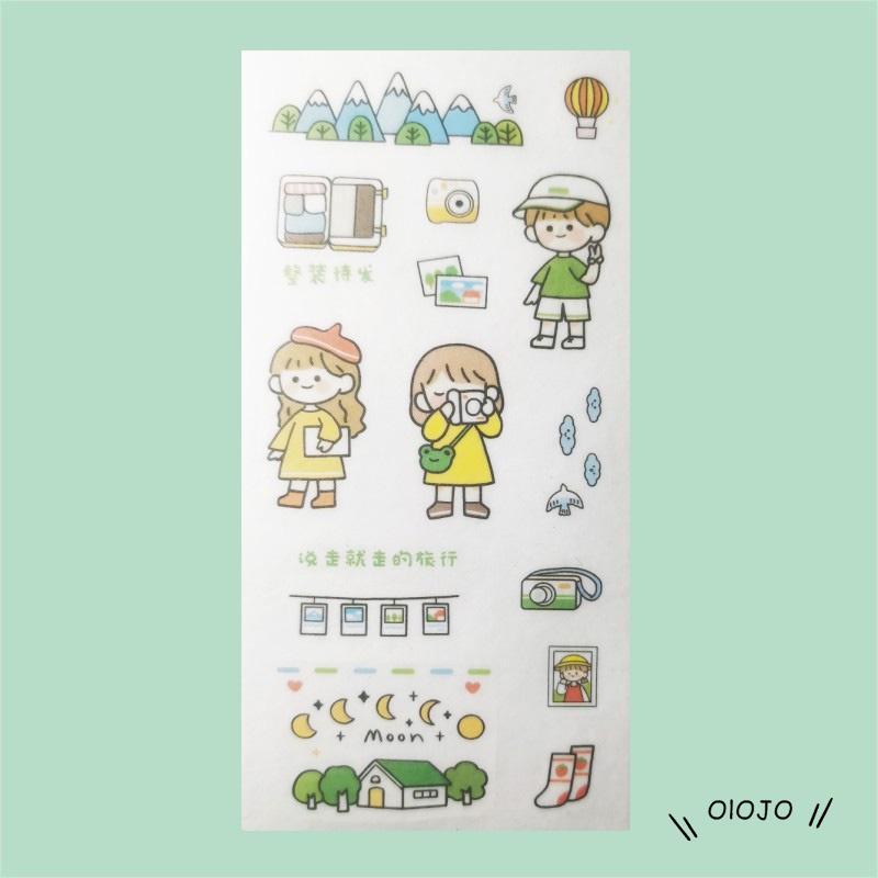 【COD】Tape Stiker Motif Emoji Untuk Dekorasi Handphone / Diary DIY