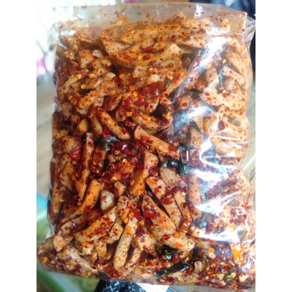 

Basreng pedas daun jeruk 500gr