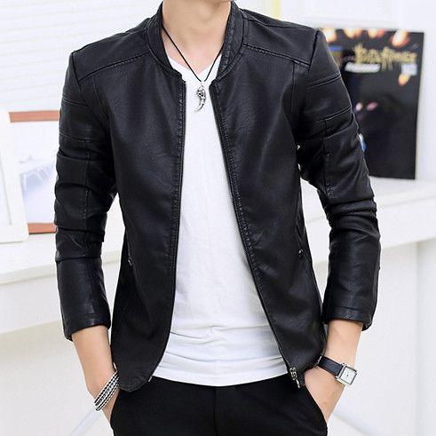 JAKET SEMI KULIT SUPER PRIA ALA KOREA - JPSK 35