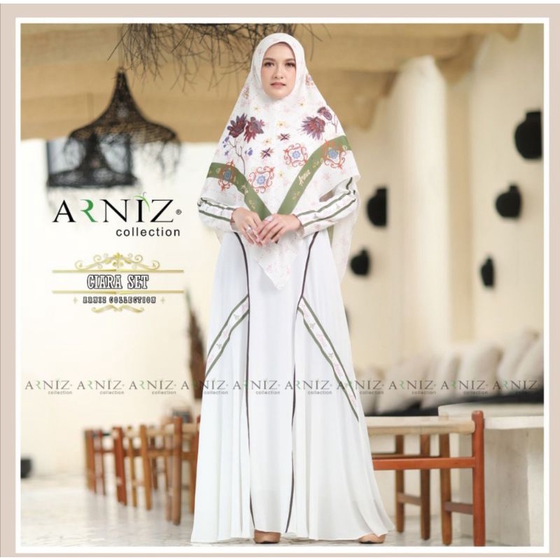 Arniz CiaraSet putih siap kirim ready