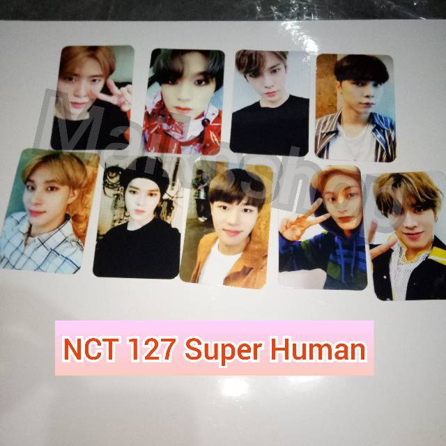 NCT 127 Super Human Photocard Kpop