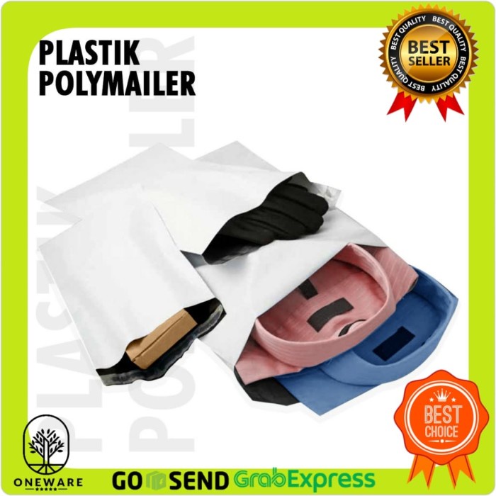 

Ginger- Polymailer Import 35 x 50 cm (isi 100pcs) Packing Packing Online Tebal - Putih, Regular