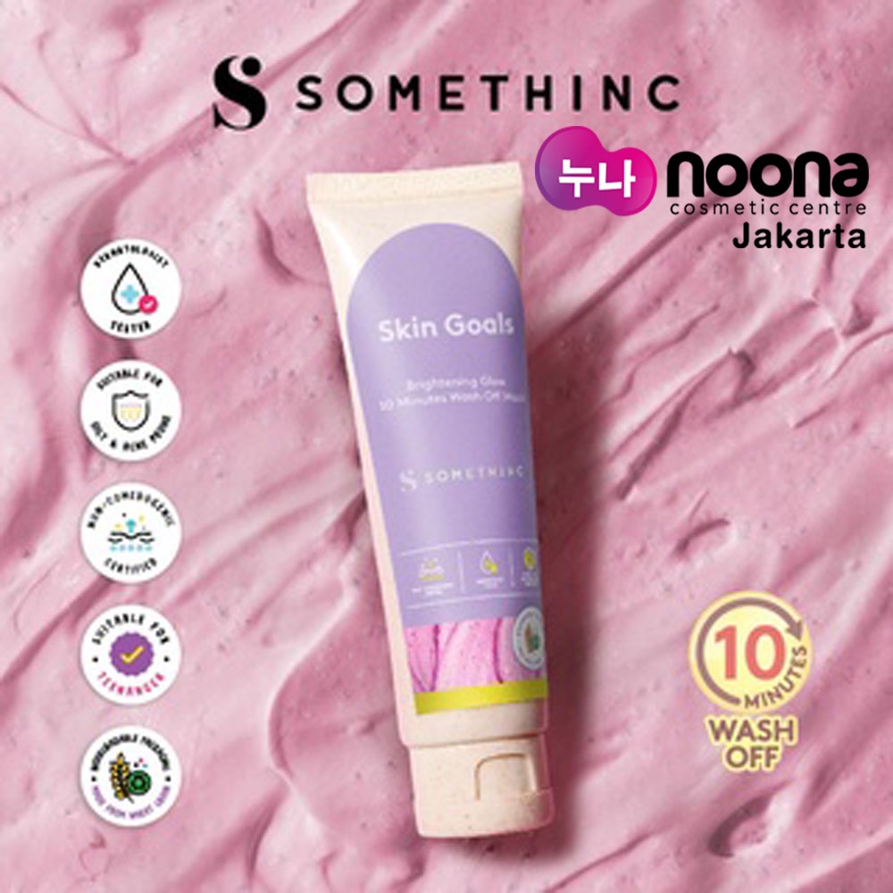 SOMETHINC SKIN GOALS BRIGHTENING GLOW 10 MINUTES WASH OFF MASK