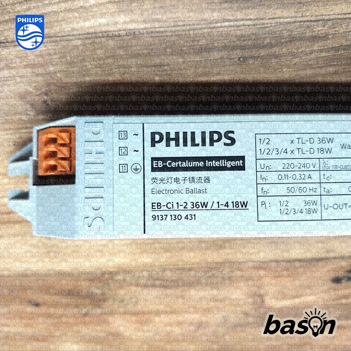 PHILIPS EBCi 1-2 36W / 1-4 18W TLD - Ballast Elektronik pengganti EBC 236