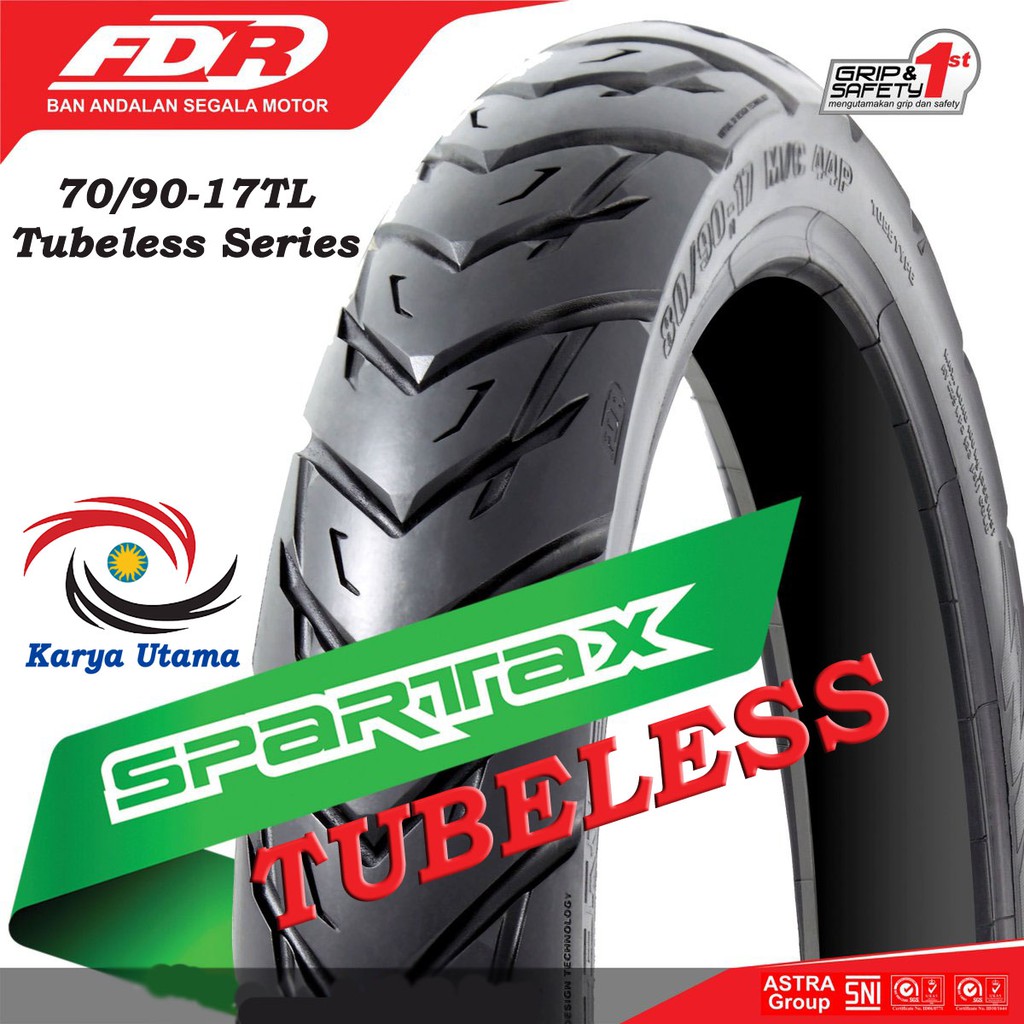 Ban Luar Motor Federal FDR 70/90-17 250-17 70/90 250 Ring 17 Tubeless Tubles Tubless TL