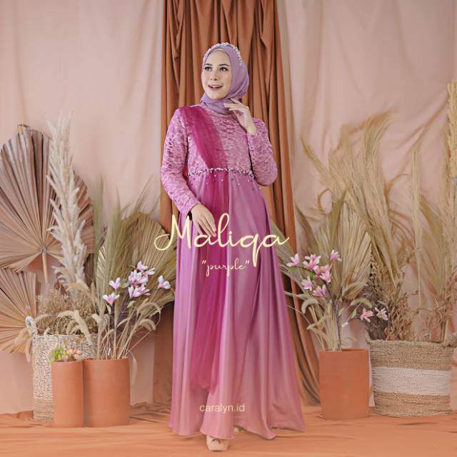 DRESS BRUKAT MURAH DRESS PESTA DRESS GAMIS KONDANGAN MALIQA