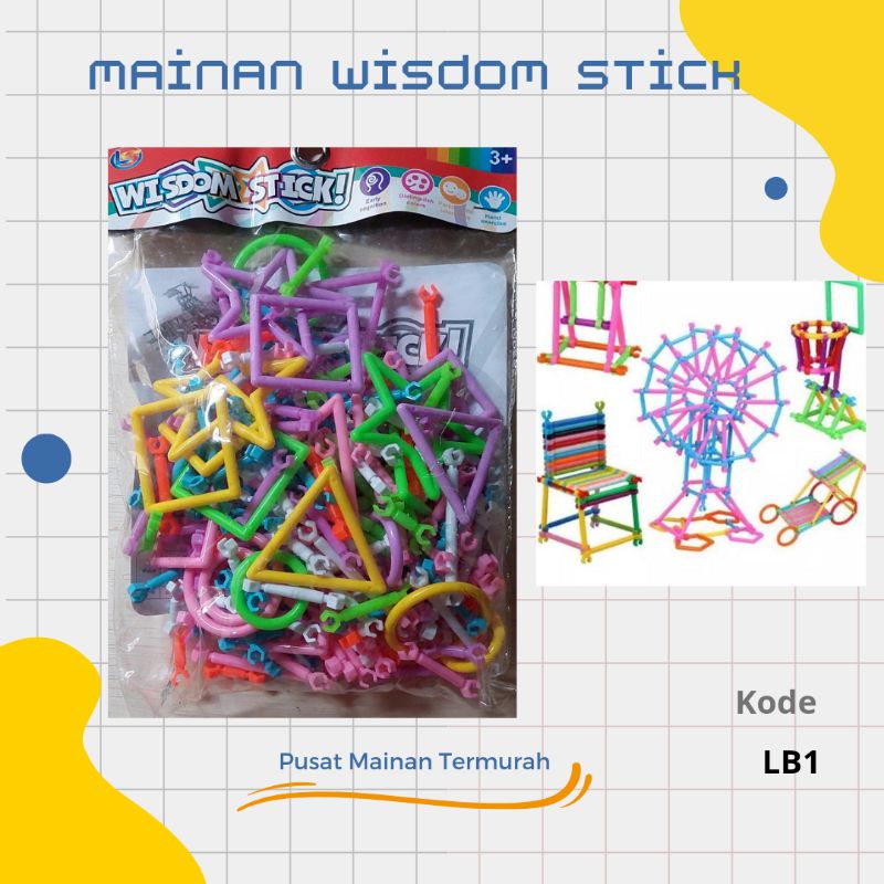 mainan lego stik wisdom stick