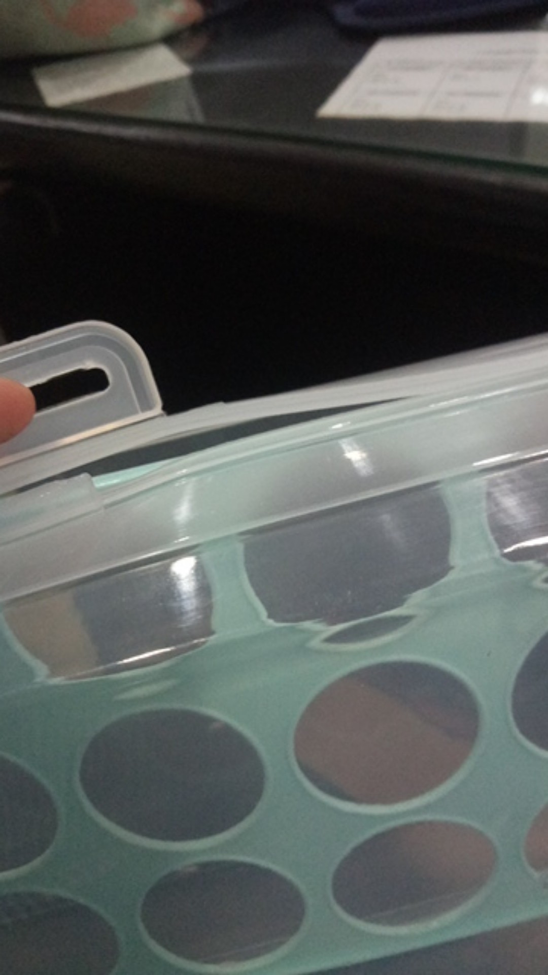 Egg Container Box Wadah Kotak Tempat Penyimpanan Telur Isi 15 Lubang Sekat