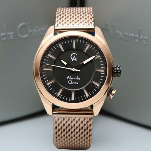 [Free Baterai] JAM TANGAN PRIA ALEXANDRE CHRISTIE AC 8630 RANTAI PASIR ORIGINAL GARANSI RESMI 1 TAHUN