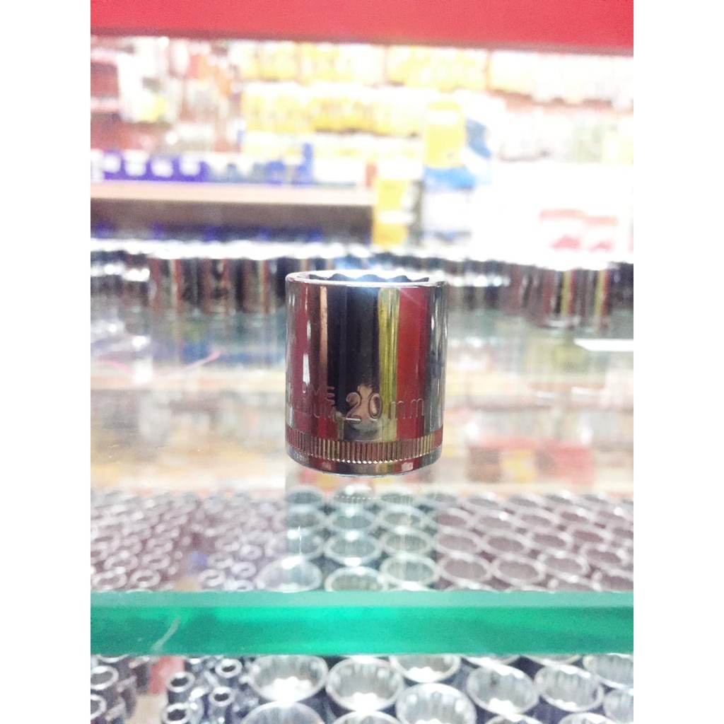 M10 3/8" DR SOCKET 12PT 20MM