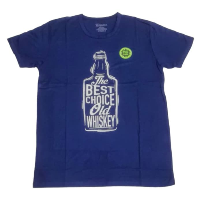 Kaos Baju Old Whiskey Glow in the dark Pria Botol Beer Dewasa Import Rhymes Big Size Jumbo XXXL