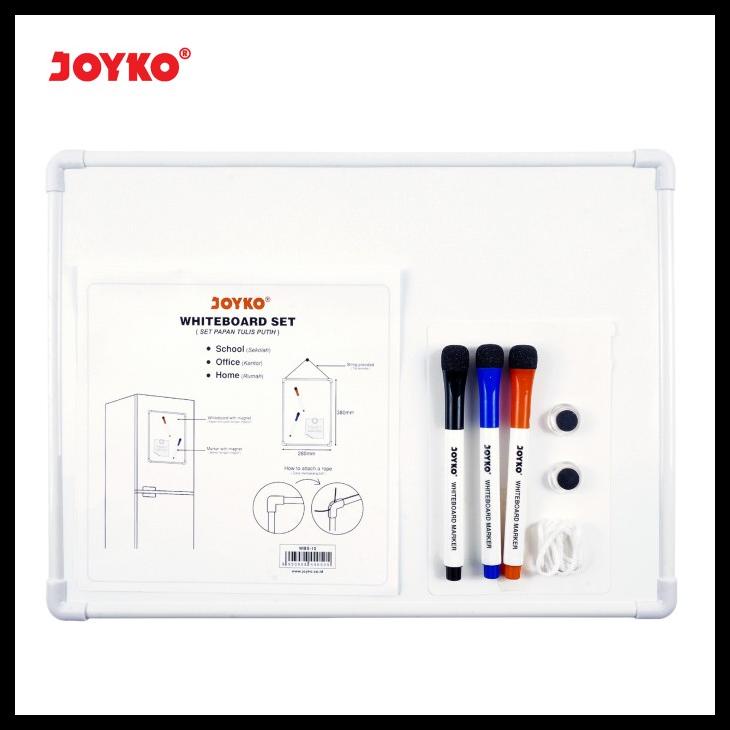 

WHITEBOARD SET PAPAN TULIS PUTIH JOYKO WBS-10 KODE 1342