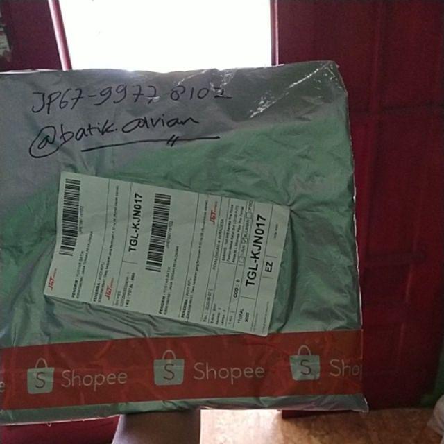 Gamis Batik Alvian Gamis Kombinasi Motif Manggar,padi,sekar,kipas,daun,kupu,nadine Bac011