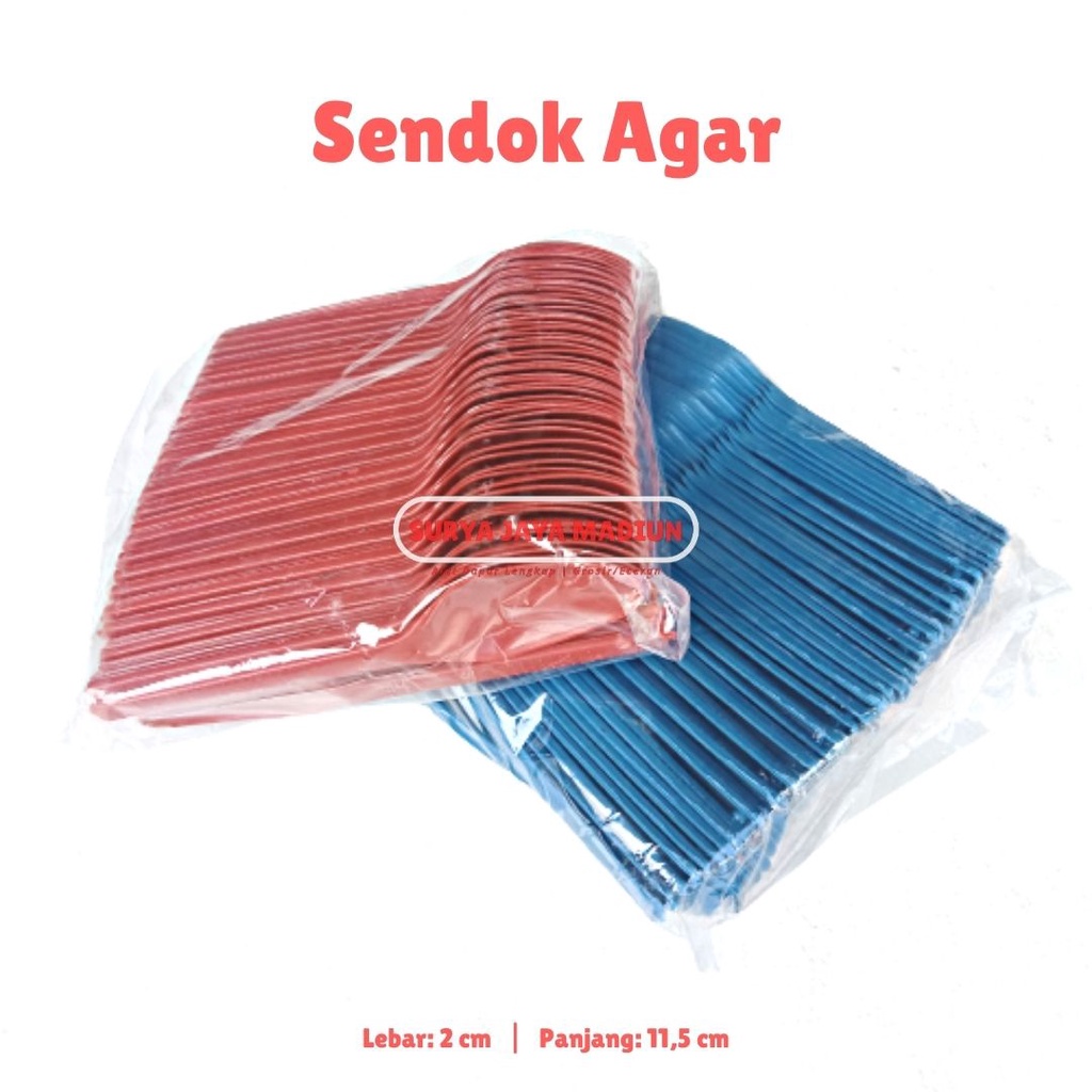 Sendok Agar | Sendok Plastik Kecil Isi 100 pcs