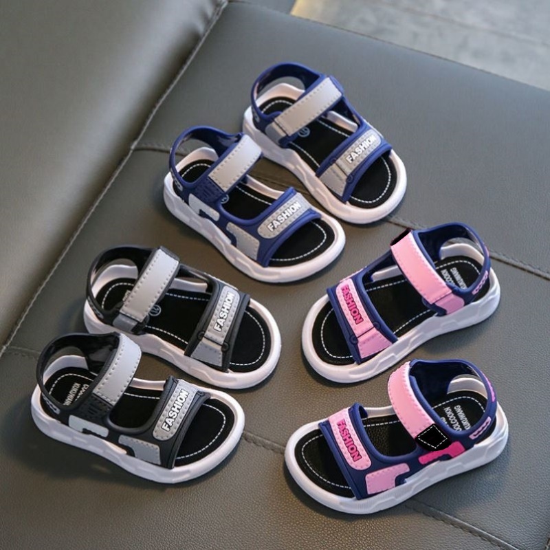 PROMO 6.6 IMPORT Okaybaby B185 Sandal Gunung Anak Laki Laki Perempuan Termurah Kekinian Sendal Casual Sepatu Sendal Anak Cowok Cewek Bahan Karet Jelly Anti Slip Anti Licin  Umur 2-11 Tahun Terbaru