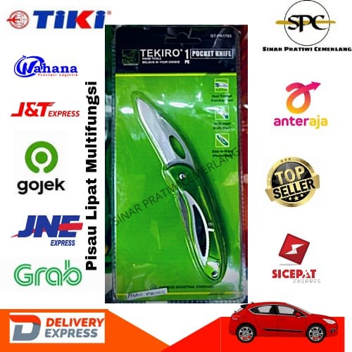 

Hemat Tekiro Pisau Lipat Stainless Pocket Knife Original Gt-Pk1783 Promo