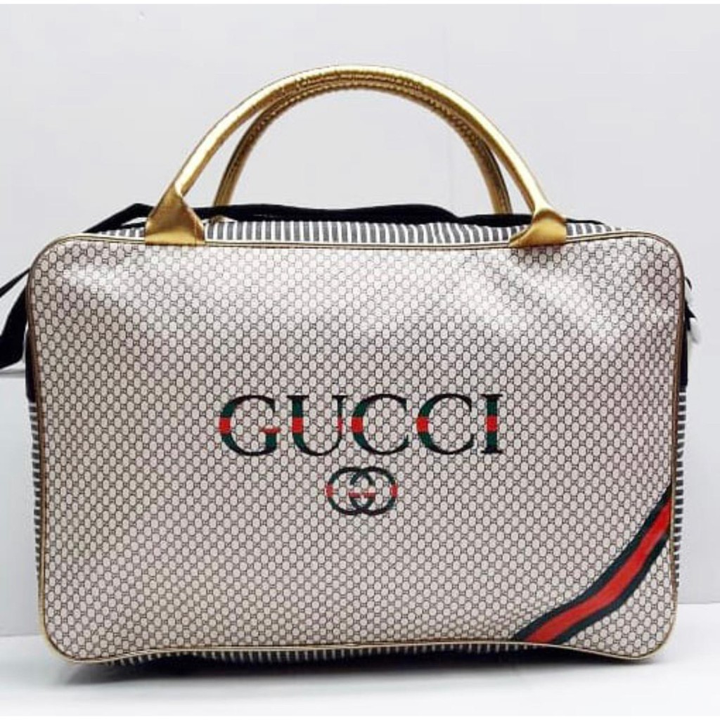 TRAVEL BAG KOPER SPON MOTIF 006