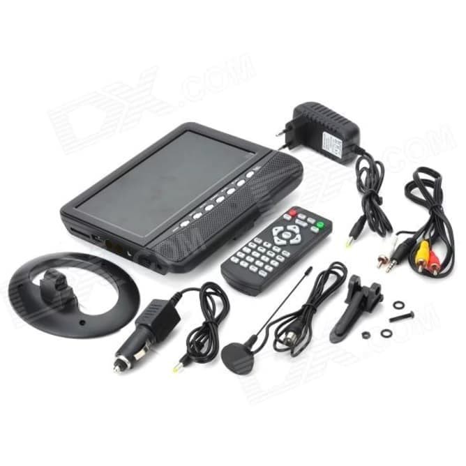 TFT LCD Color Analog TV 7.5 inch with Wide View Angle - Portable TV.