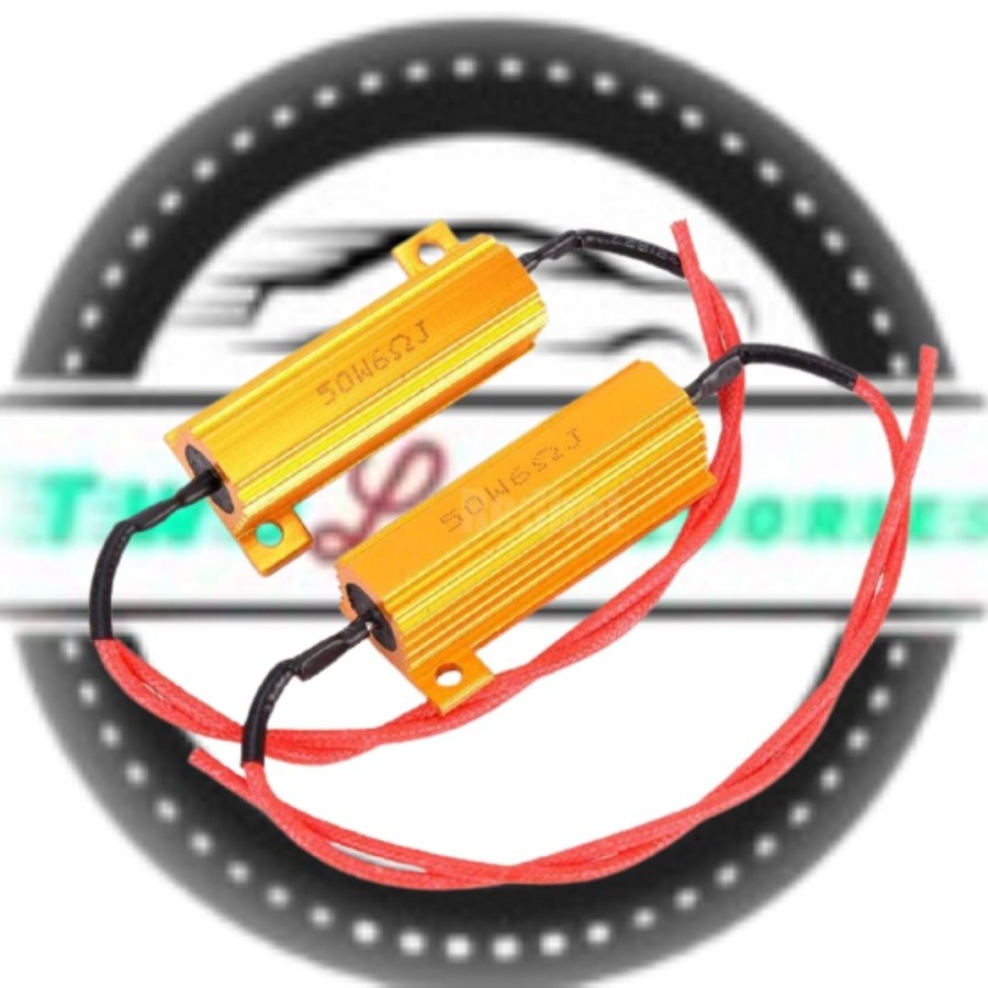 Resistor Flasher Lampu LED Sein Mobil Kedip Cepat Jadi Normal/1pcs