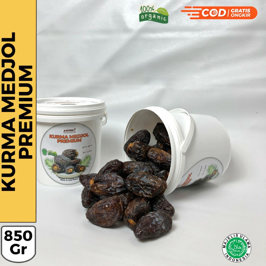 

Kurma Medjol Ember | Kurma Nabi Ember Asli Madinah Premium 850gr | Kurma Madinah Elshanum