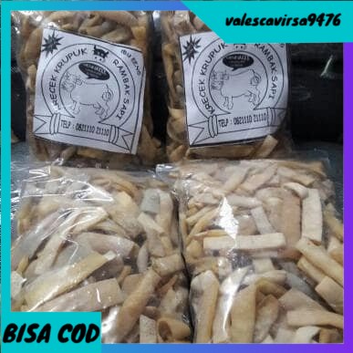 

⭐BISA COD⭐ KERUPUK / RAMBAK KULIT SAPI MENTAH