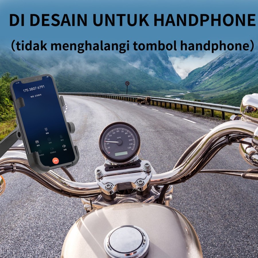 Holder Spion Motor HM20 HM-20 Phone Stand handphone alat penyangga hp