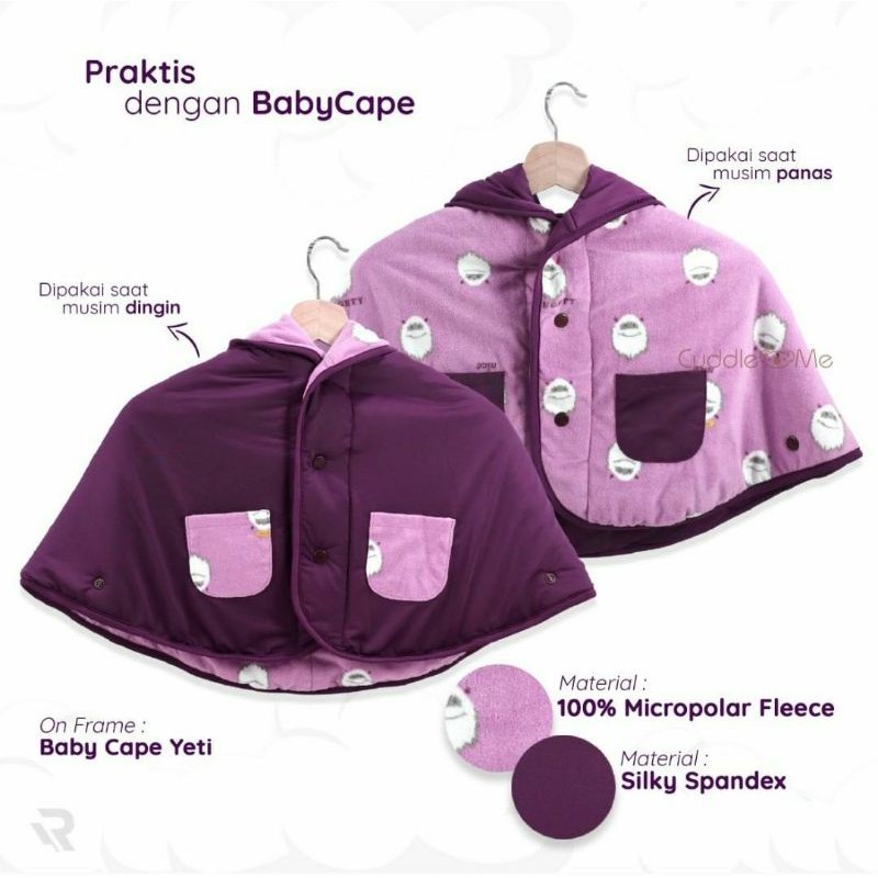 Paket kado Baby Cape Booties Babycape Cuddle Me Set Bayi Jaket Bayi Sepatu CuddleMe-5