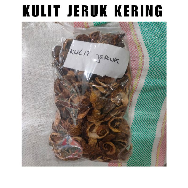 

KULIT JERUK PURUT KERING 1KG KUALITAS PREMIUM